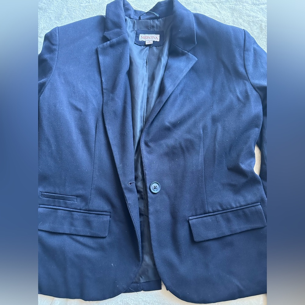 Navy blue blazer